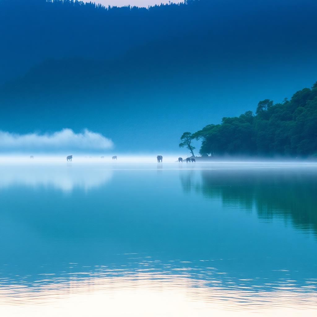 Periyar Lake in Thekkady surrounded by wildlife-rich forests