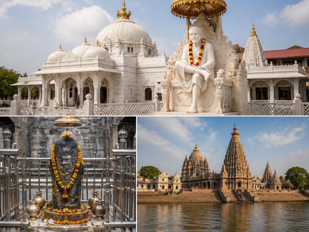 Shirdi Sai Baba temple, Shani Shingnapur and Pandharpur Vitthal temple in Maharashtra