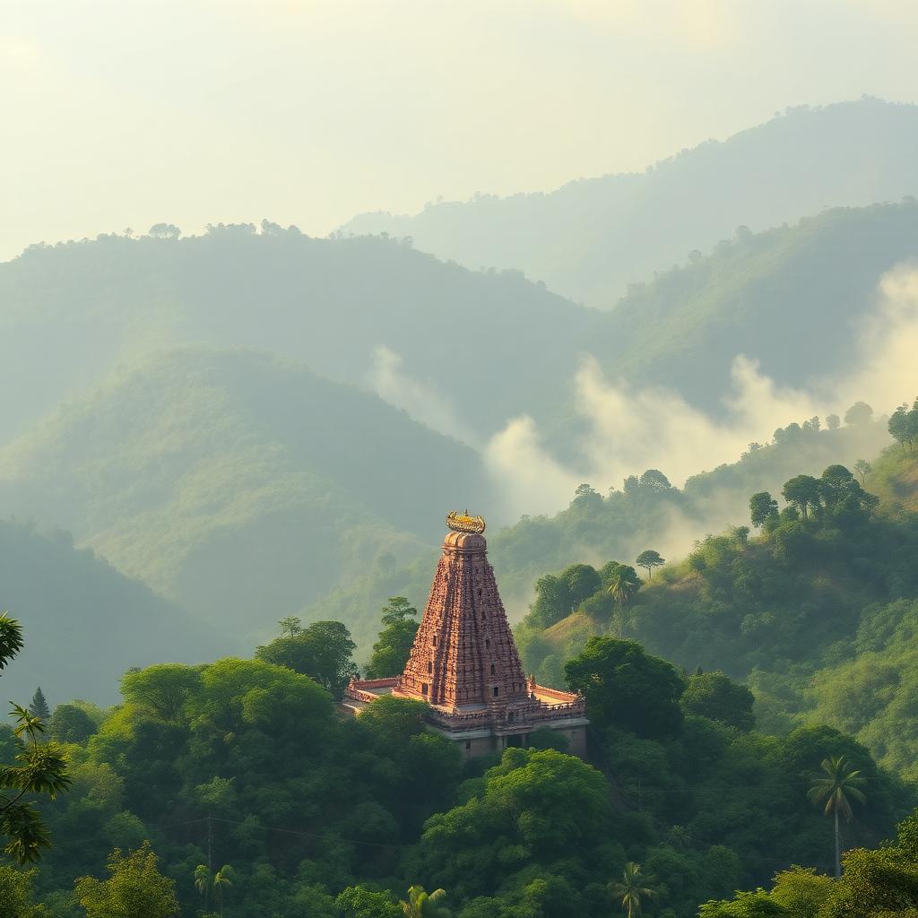 Cinematic view of the sacred Kollur - Sigandur - Kateel pilgrimage — India temple photography