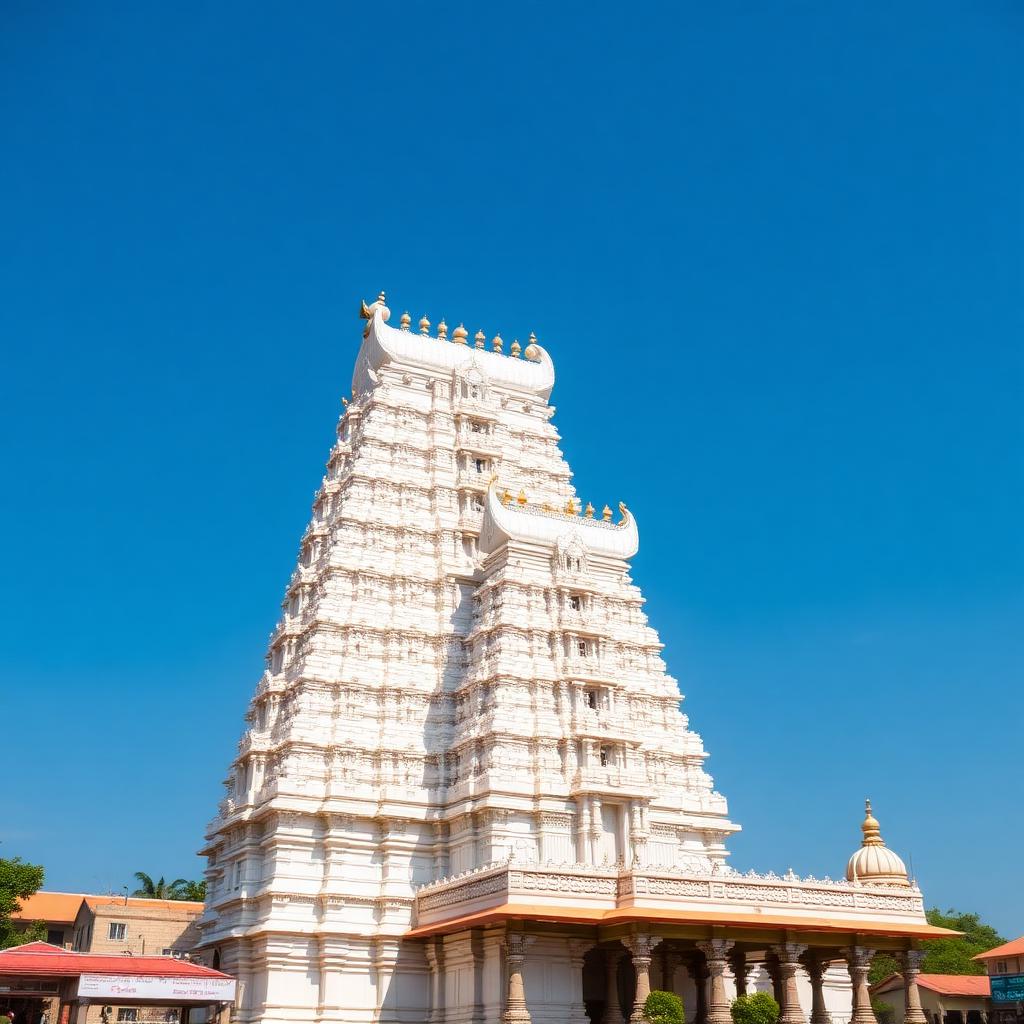 Cinematic view of the sacred Kanchipuram - Vellore - Chidambaram pilgrimage — India temple photography
