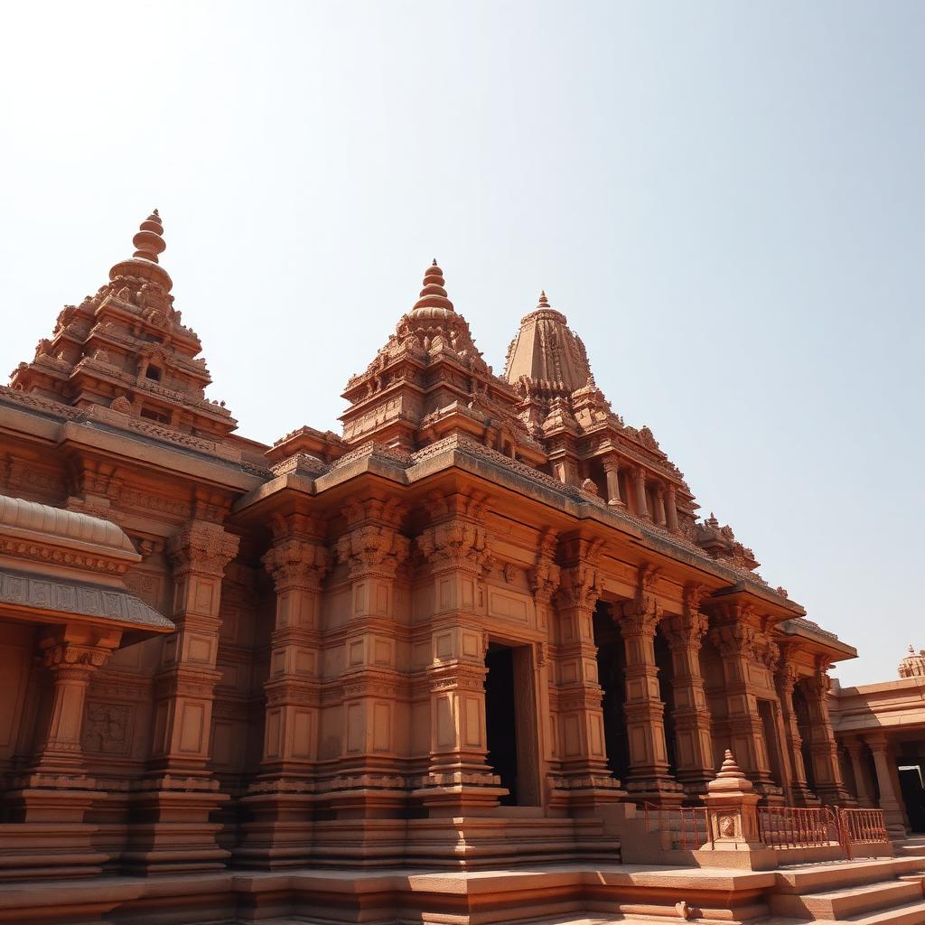 Kanchipuram Kailasanathar Temple with ancient sandstone Pallava architecture