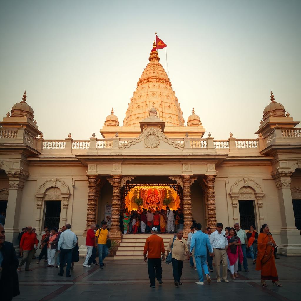 Cinematic view of the sacred Shirdi - Shani Shingnapur - Pandharpur pilgrimage — India temple photography