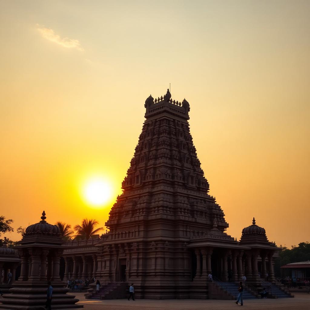Cinematic view of the sacred Thanjavur - Kumbakonam - Srirangam pilgrimage — India temple photography