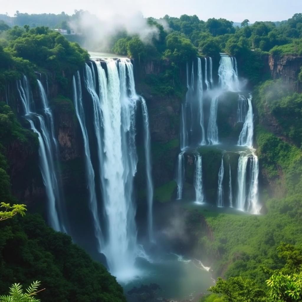 Athirappilly Falls — the Niagara of India — in full flow