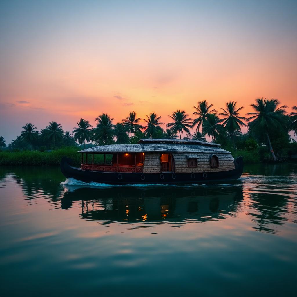 Cinematic view of the Alleppey weekend getaway — India travel photography