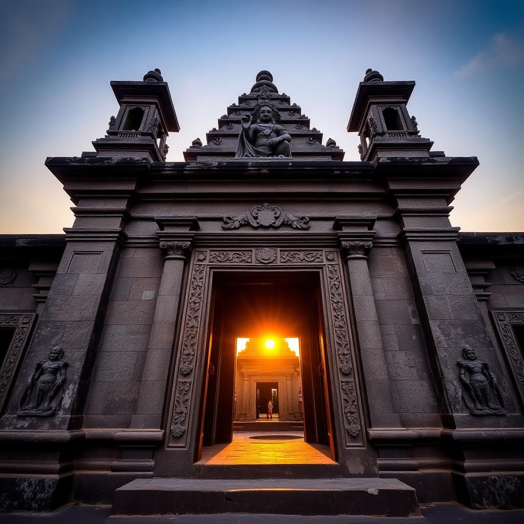 Ancient Mahabaleshwar Temple Gokarna traditional Karnataka temple architecture