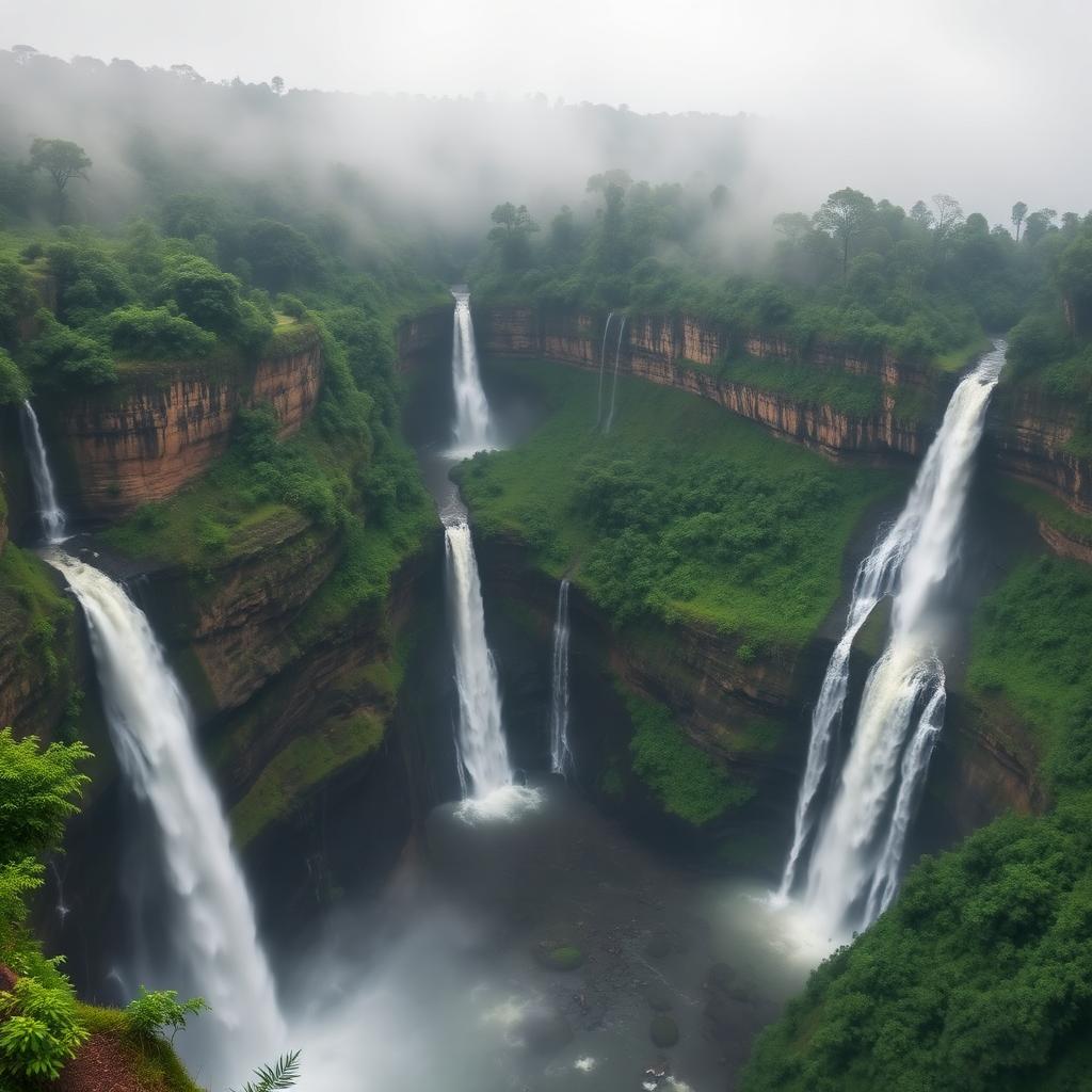 Cinematic view of the Jog Falls weekend getaway — India travel photography