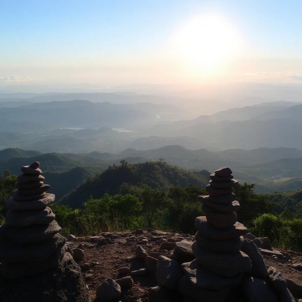Panoramic valley view from Pagoda Point Yercaud