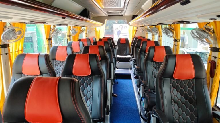 21-seater luxury bus for long journeys