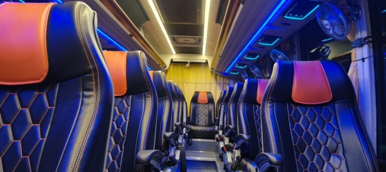 21-seater luxury coach for group travel