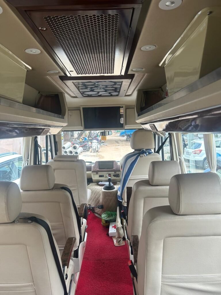 Tempo Traveller for local sightseeing and outstation rentals