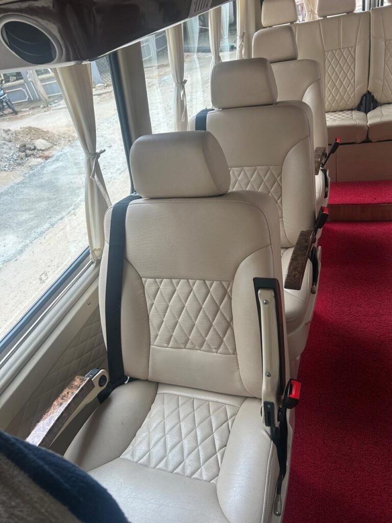 Tempo Traveller from the Explore India Holidays rental fleet