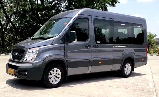 Twelve to sixteen seater Urbania for tours